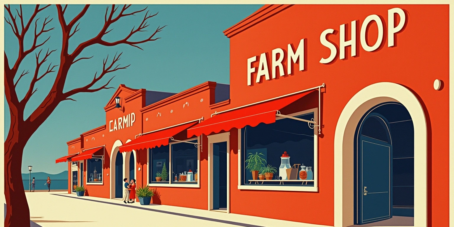 Buston Barns Potatoes farm shop
